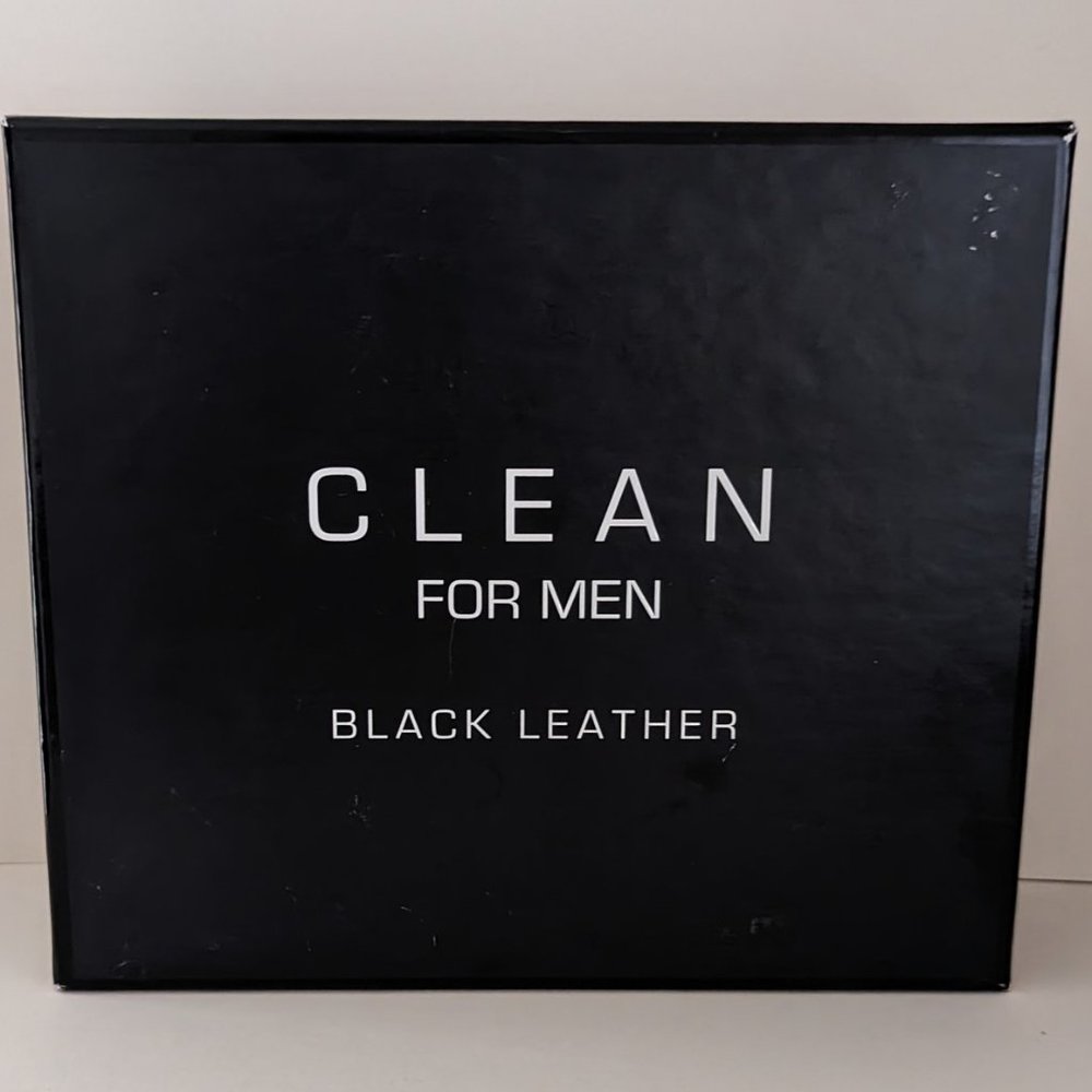 Clean For Men 2 Piece EDT Set - Black Leather